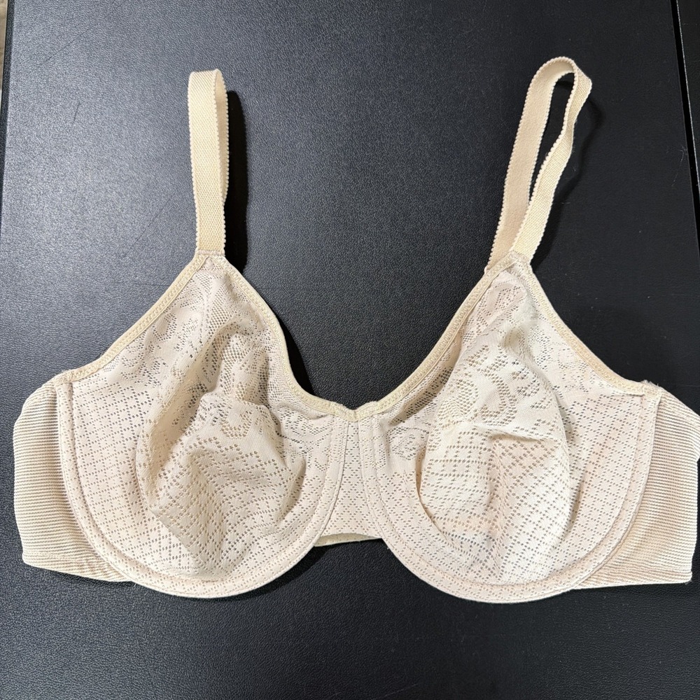 Wacoal Visual Effects Minimizer Bra Underwired Beige 857210 Size 38D